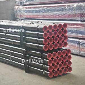 DrillMore Deep Well DTH Drill Pipes NC31 Threads High Pressure Heat Resistant Forged Drilling Tool for Mining