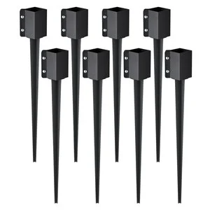 Reasonable Price Spikes Ground Anchors Post Timber Fence Adjustable Metal Aluminum Post Spike Pole Anchor