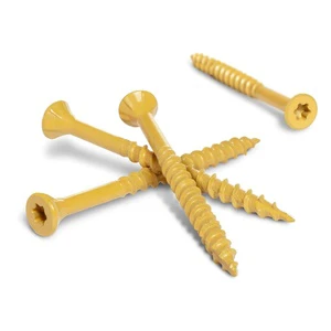 #8 #9 #10 Carbon Steel Deck Screws Double Countersunk Head with Torx 25 Self-Tapping Wood Screws for Timber Pavilion Fencing