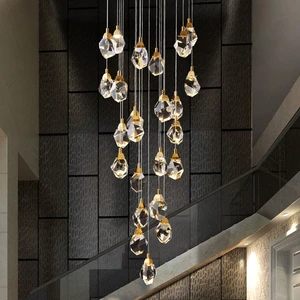 Customized Modern Round Indoor Decorative Dining Living Room Luxury Modern Crystal Project Chandeliers