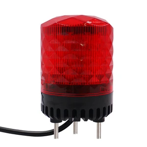 Industrial Sound And Light Alarm Red Flashing LED Beacon Strobe Light 12V 24V DC Vehicle Warehouse Safety Warning Siren
