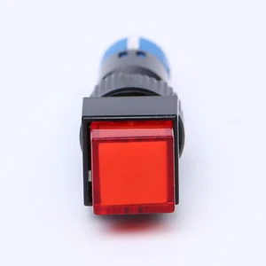 ELEWIND 12mm square Illuminated Momentary Latching Push Button Switch