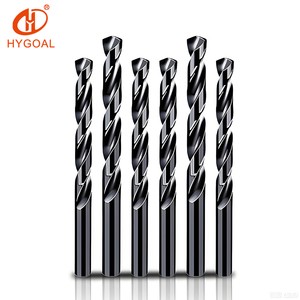 HYGOAL Black Nitriding HSS Straight Shank Twist Drill Bit For Metal Drilling And Stainless Steel
