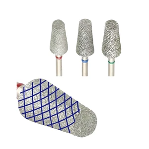 Multiple Cuticle Burr Russian Mills Electric Manicure Accessories Tool Portable Stainless Steel Nail Drill Bit Set