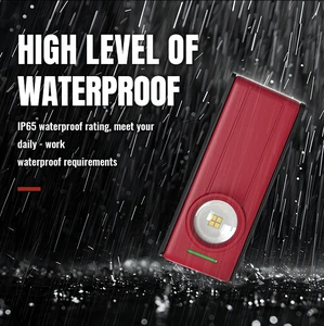 Powerful Car Mechanic Work Light Rechargeable Magnetic Slim LED Work Light With 360 Degree Rotation Flexible COB Work Light
