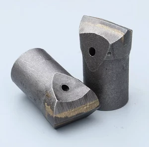 Coal Mining Metric Chamfered Carbide Drill Bit 50mm Tungsten Carbide Straight Shank 90 Point Angle for Hard Rock Drilling for