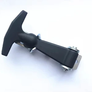 Galvanized Iron Rubber Toggle Latch with Folding T Handle