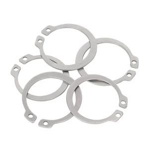 304 Stainless Steel Retaining Ring C-type Circlip Snap Ring for Bearing Shaft External Retention GB894 3-200mm