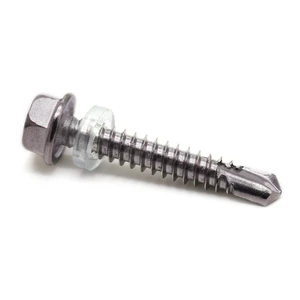 OEM Customized 304 Stainless Steel and Aluminum Self-Tapping Screw with Gasket Manufactured by Factory
