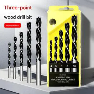 Three-point Positioning Wood Drill Bit Twist Drill for Drilling Holes in Wood Boards, Wood Hole Opener, Woodworking Tools