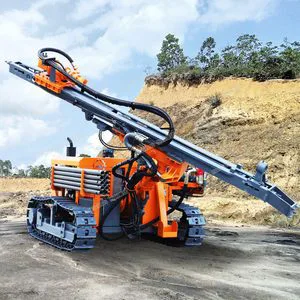 Hengwang 2025 Rotary Drilling Rig with Pump & Motor Diesel Engine Crawler Mobility Max 40m Depth Multi Dust Collector
