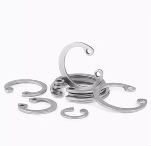 GUXIANG High Quality M10 External Retaining Rings DIN 472/DIN 472B SS304 65Mn Plain Springs C-Type Washers 46~54Hrc 8.3mm Diesel