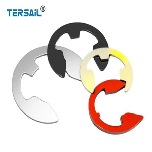 Manganese Steel, Stainless Steel 304, Shaft Use Lock Ring E-type Open Retaining Ring C-type Snap Ring Gasket