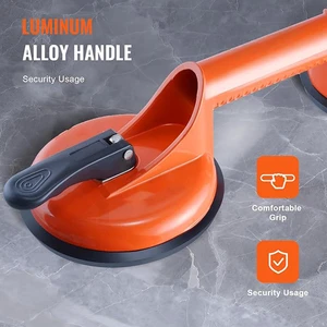 Industrial-grade Customizable Suction Cups Heavy-duty Aluminum Vacuum Plate Handles 150KG Vertical 120KG Horizontal Tensile