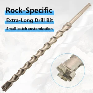 High-quality Rotary Hammer Drill Bits - 1-1/4 Inch Diameter, specialized for Rock Mines and Concrete Drilling, Customizable.