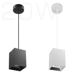 20W 220V LED Hanging Light COB Square Spot Pendant Lamp For Suspended Ceiling Chandeliers & Pendant Lights