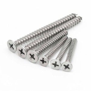 Self Tapping Screws 304 Stainless Steel Countersunk Screws for Metal Wood Sizes M3 M4 M5 M6 M8 Lengths 50mm 100mm