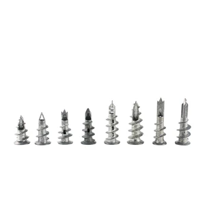 Zinc Alloy Screw-In Drywall Expansion Anchors Quick Spiral Wall Plug for Gypsum Board Self Drilling Drywall Anchor