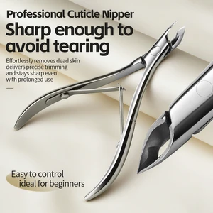 Cuticle Remover Tool Stainless Steel Nail Nipper For Finger Nail Care Tools Home And Salon Manicure Pedicure Use Sharp Durable
