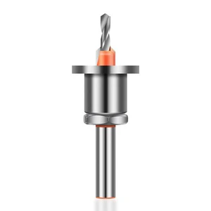 High Quality 8mm Shank Hss Countersink Router Bit Wood Screw Extractor and Counterbore Drills for Woodworking Milling Cutter