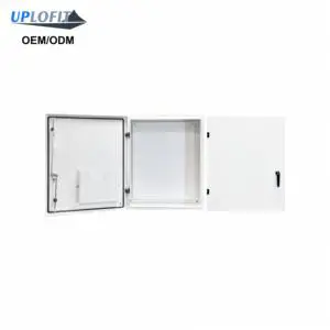 Powder Coated 2.5mm Aluminum Alloy Junction Box Cabinet Enclosure OEM/ODM Outdoor Waterproof 3-Point Latch Backplate Document