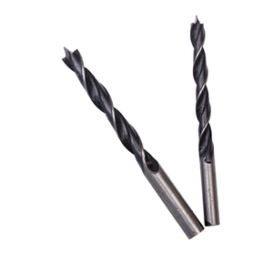 Brad Point Wood Twist Drill Bit Round Shank High Carbon Steel Black Oxide Finish 3-20mm 3 Years Warranty Fully Ground Noted/OEM