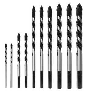 Multi-Purpose Construction Material Center Drill Bit Stucco Masonry for Glass Ceramic Tile Cement Concrete Brick Wall