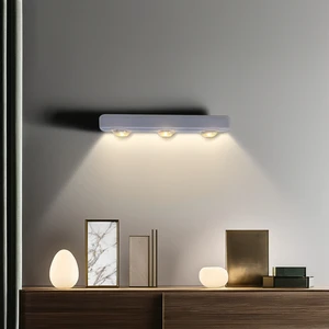 KSWIN Modern LED Closet Light Magnetic Cabinet Lighting Motion Sensor Kitchen Bedroom Cabinet 5V Battery Power LED Lighting