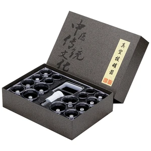 Cupping Set 18Pcs Vacuum Air Suction Cups with Pumping Professional Vacuum Suction Cups Set Massage for Back Neck Pain