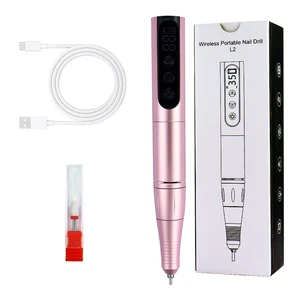 New Wireless Metal Nail Grinder Polishing Pen Portable Electric Manicure Tool Dead Skin Remover Lightweight Brushless Motor