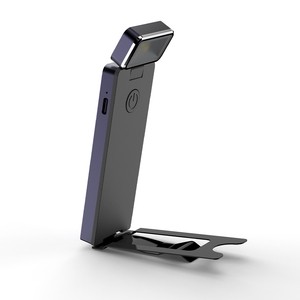 EGH Modern Mini Portable LED Desk Lamp Lightweight Clip-on Book Light Novelty Design White Black Shade PC DC For Reading Room