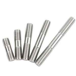 SS304/SS316/201 Stainless Steel Double End Studs DIN 2509 Metric Measurement System