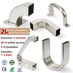 Custom Parti Di Stampaggio Metallic Bending Part Aluminum Pipe Bending Copper Stainless Steel Hollow Metal Tube Bending Service
