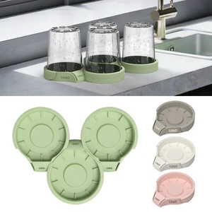 Hot Selling Ninja Creami Silicone Drainage Storage Organizer For NC700/701 Ice Cream Cup Modular Design Ninja Cup Organizer Base