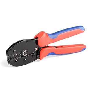 Solar Crimping Tool Kit 12-Pair Connectors 2-Spanner Wrench 14-10 AWG Solar Panel Cable Terminals PV Assembly & Installation