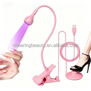 Portable Silent 5W UV Mini Noiseless Foot Pedal Efficient Nail Art Eyelash Grafting Curing Lamp