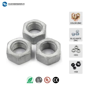 Stainless Steel 304 Hexagonal Nut M3 M4 M5 M6 M8 M10 M12 A2-70 Hex Nut DIN 934 Standard For Food Equipment Fastener