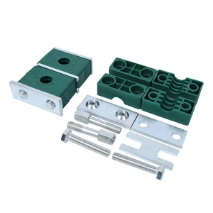 High Precision Industrial Grade Clamp Stainless Steel Tube Two-hole Quick Locking Iron Pipe Clamp for Assembly and Large Bore