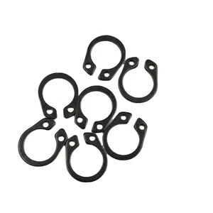GB894.1 Standard M15 Steel External Retaining Ring for Shaft Alloy C-Shaped Clamp Ring Split Washer External Circlips Snap Ring