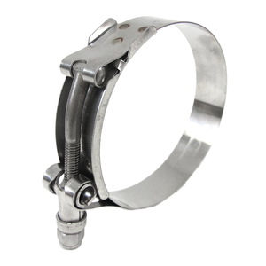 Finest Quality European Style Single Bolt Adjustable High Strength Metric Electroplated Stainless Steel Hose Clamps