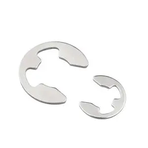 Assortment Kit 1.5-10mm Stainless Steel Shaft External Retaining Ring E Clip Snap Circlip Washer DIN Standard for Heavy Industry