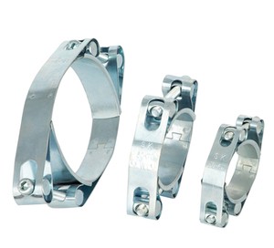 Robust Heavy Duty Double Bolt Pipe Clamp