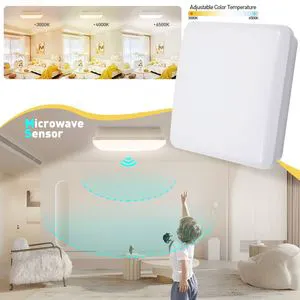 Creative Design Modern Luxury Chandeliers for Home Decorative Round Square Dimmable Led Sensor Ceiling Lights
