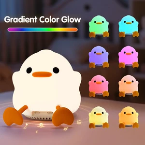 Speaker Night Light LED Bedside Lamp RGB Color Changing Music Sync Atmosphere Light
