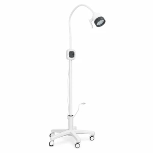 Mobile LED Surgical Searchlight with Flexible Gooseneck and Wheeled Stand for Clinic Examination and Operating Room Use