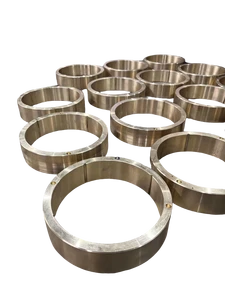 High Pressure Resistance Bronze Sleeve Bushing Precision Design Polished Surface Threaded Mounting 60mm Length