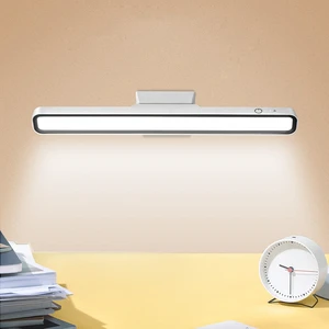 USB Rechargeable Study Book Desk Lamp Lights Stepless Dimming Adjustable Magnetic Bedroom Night Lights Reading Table Lamp