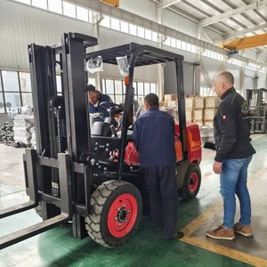 Tavol 3Ton 3000kg 3tons Diesel Stapler Forklift With Side Shift AC Motor ISO CE Certified For Farm And Construction Industries