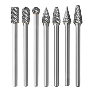 High Quality Tungsten Carbide Rotary Burr Bit Set For Hard Metal & Stainless Steel Applications A5 A6 E D G F H