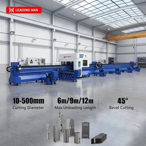 Fast Speed 6kw 12000W Three Chuck Pneumatic Chuck Pipe Cutter Metal Pipe Laser Cutting Machine Fiber Laser Cutting Equipment